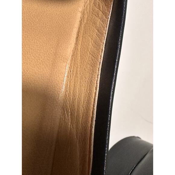 Rare Hermes Leather Kelly Buckle Loafer Women Size 37 US 6.5 Good Cond. W/ Dust - Picture 9 of 16